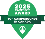Campspot 2025 Award - Top Campgrounds in Canada