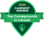 Campspot 2024 Award - Top Campgrouds in Canada